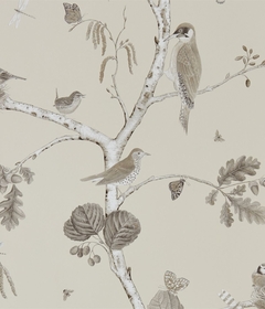 Шведские обоиОбои Sanderson  - WOODLAND CHORUS - 215704