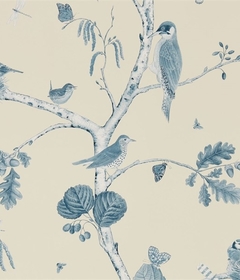 Шведские обоиОбои Sanderson  - WOODLAND CHORUS - 215705