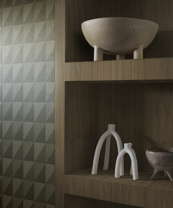 Шведские обоиОбои для прихожей с геометрическим рисунком Plaza 4553 - Eco Wallpaper / Modern Spaces