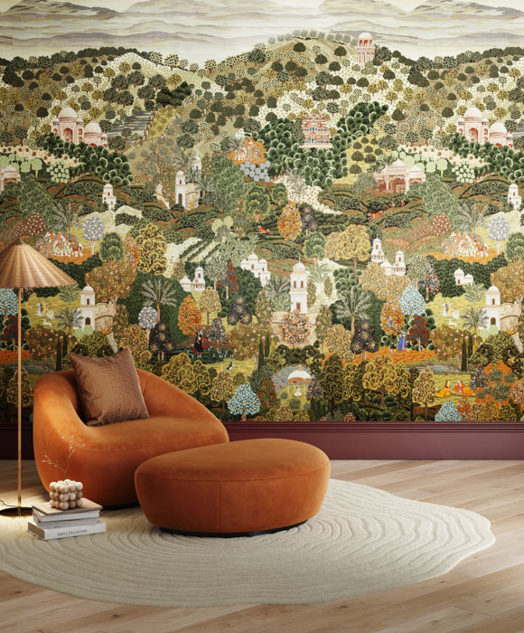 Шведские обоиПанно Arte Decors & Panoramiques с панорамой Индии 97811 